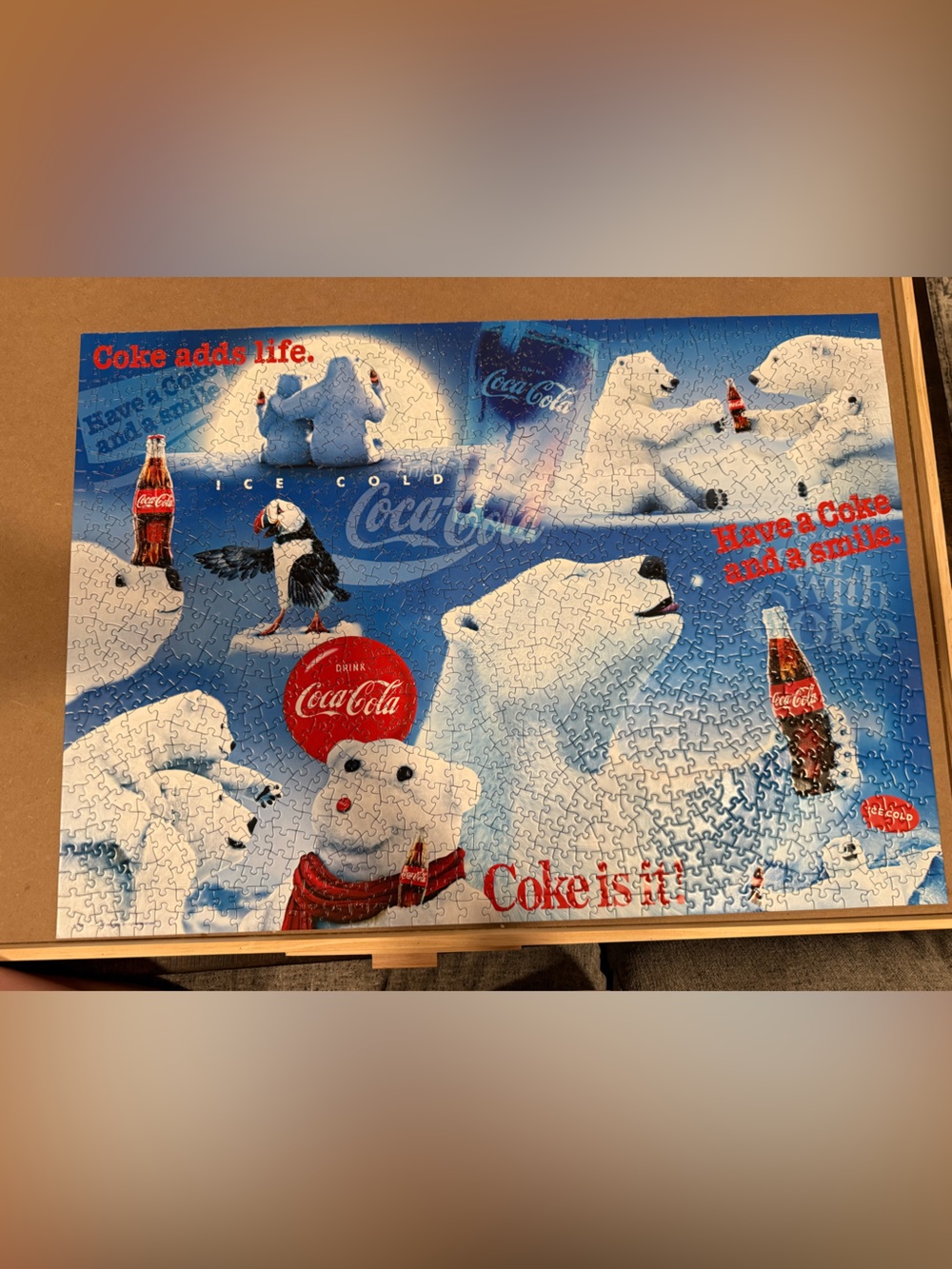Coca-Cola Polar Bear Jigsaw Puzzle - 1000 pieces